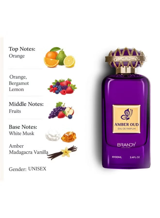 AMBER OUD 100ML BY BRANDY DESIGNS